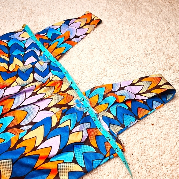 African print material multi color jumpsuit - Picture 5 of 10